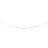 Sterling Silver Paperclip 45cm Chain