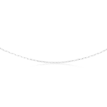 Sterling Silver Paperclip 45cm Chain