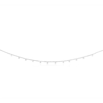 Sterling Silver Fancy 40cm Choker Chain