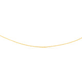 Sterling Silver Gold Plated 45cm Chain