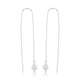 Sterling Silver Pearl Threader Earring