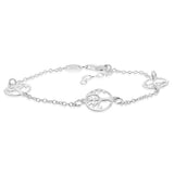 Sterling Silver Tree Of Life 18cm Bracelet