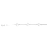 Sterling Silver Tree Of Life 18cm Bracelet