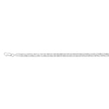 Sterling Silver Patterned 19cm Bracelet