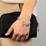 Sterling Silver Belcher Links T Bar Clasp 19cm Bracelets