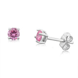 Sterling Silver Multi-Coloured Cubic Zirconia Stud Set