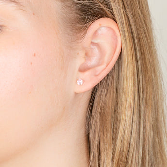 Sterling Silver Multi-Coloured Cubic Zirconia Stud Set