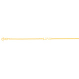 Sterling Silver Gold Plated "Love" 19cm Bracelet