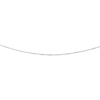 Sterling Silver Fancy 45cm Chain