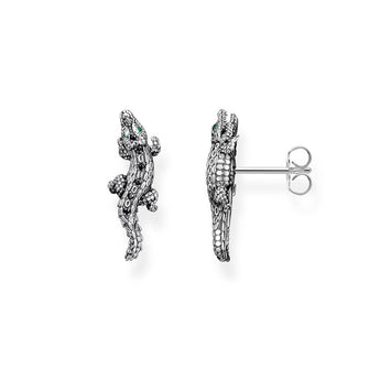 Thomas Sabo Sterling Silver Crocodile Rock Crocodile Stud Earrings