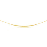 Sterling Silver Gold Plated Fancy Diamond Cut 42cm Chain