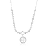 Sterling Silver Tree Of Life Pendant On 45cm Chain