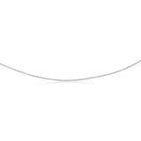 Sterling Silver Fancy Oxidised Rope 50cm Chain
