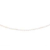 Sterling Silver Gold Plated Fresh Water Pearls 46+4cm Chain
