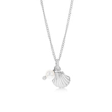 Load image into Gallery viewer, Sterling Silver Shell Pendant On 42+3cm Chain