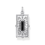 Thomas Sabo Sterling Silver Cosmic Black Onyx Sanke pendant