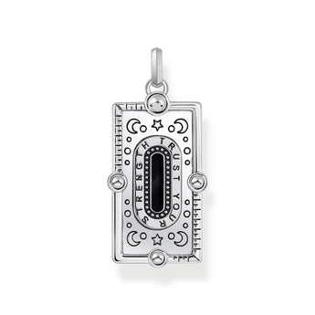 Thomas Sabo Sterling Silver Cosmic Black Onyx Sanke pendant