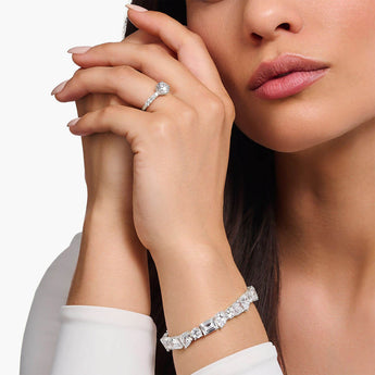 Thomas Sabo Sterling Silver Heritage White CZ Claw Ring