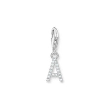 Load image into Gallery viewer, Thomas Sabo Sterling Silver Charmista Zirconia Letter A Charm