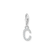 Load image into Gallery viewer, Thomas Sabo Sterling Silver Charmista CZ Letter &quot;C&quot; Charm