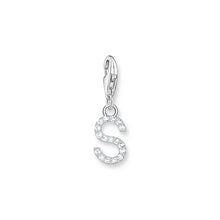 Load image into Gallery viewer, Thomas Sabo Sterling Silver Charmista CZ Letter &quot;S&quot; Charm