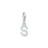 Thomas Sabo Sterling Silver Charmista CZ Letter "S" Charm