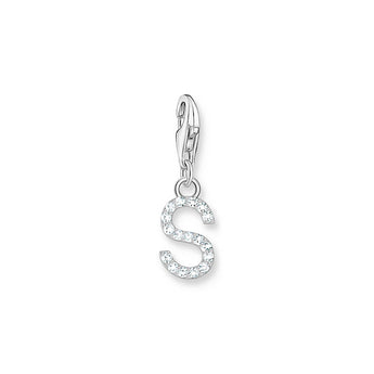 Thomas Sabo Sterling Silver Charmista CZ Letter "S" Charm