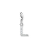 Thomas Sabo Sterling Silver Charmista CZ Letter "L" Charm