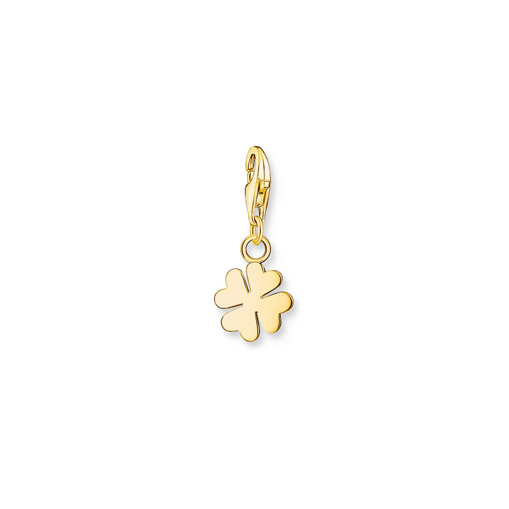 Thomas Sabo Gold Plated Sterling Silver Charmista Clover Charm