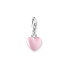 Load image into Gallery viewer, Thomas Sabo Sterling Silver Charmista Pink Enamel Heart Charm
