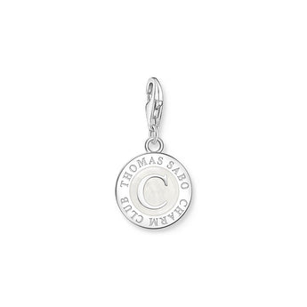 Thomas Sabo Sterling Silver Charmista MOP Member Coin Charm