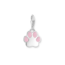 Load image into Gallery viewer, Thomas Sabo Sterling Silver Charmista Pink Paw Print Charm