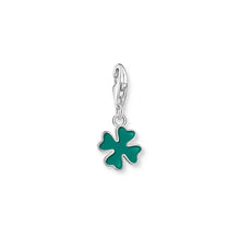 Load image into Gallery viewer, Thomas Sabo Sterling Silver Charmista Green Enamel Clover Charm