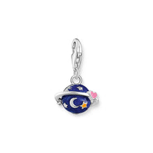 Load image into Gallery viewer, Thomas Sabo Sterling Silver Charmista Glow Blue Planet Charm