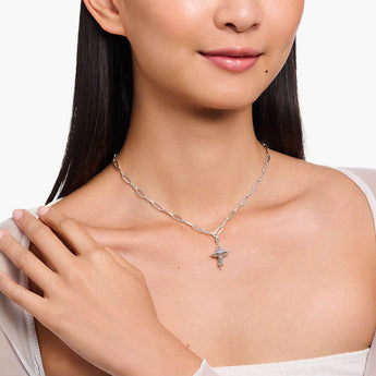 Thomas Sabo Sterling Silver Charmista Glow UFO CZ Charm