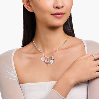 Thomas Sabo Sterling Silver Charmista Glow UFO CZ Charm