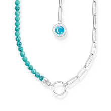 Load image into Gallery viewer, Thomas Sabo Sterling Silver Charmista Turquoise 40-45cm Chain