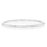 Sterling Silver Plain 3mm Rounded 60mm Bangle