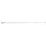 Sterling Silver Serpentine 150 Gauge 19cm Bracelet