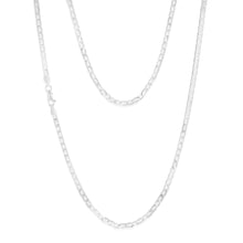 Load image into Gallery viewer, Sterling Silver Flat 80 Gauge Anchor 55cm Chain