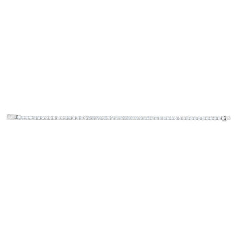 Sterling Silver White Zirconia 19cm Tennis Bracelet