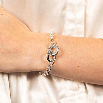 Sterling Silver Fancy Belcher 20cm Bracelet