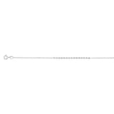 Sterling Silver Diamond Cut Beads Fancy 17cm Bracelet