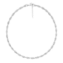 Load image into Gallery viewer, Sterling Silver Gold Plated Fancy Memory Omeag 42+5cm Chain