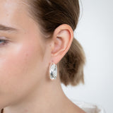 Sterling Silver Polished Tube 10mm Hoop Earrings