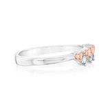Sterling Silver White Zirconia Fancy Ring