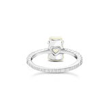 Thomas Sabo Sterling Silver Haribo Cubic Zirconia Pineapple White Bear Ring