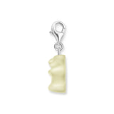 Thomas Sabo Sterling Silver Charm Club Haribo Pineapple White Bear Charm