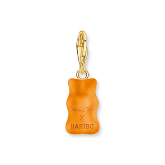 Thomas Sabo Gold Plated Sterling Silver Charm Club Haribo Orange Bear Charm