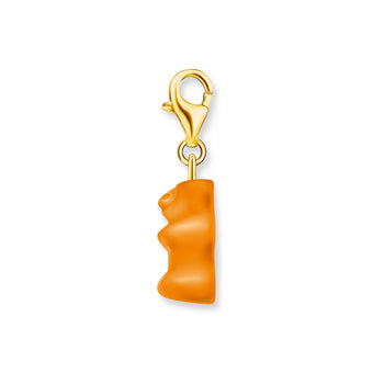 Thomas Sabo Gold Plated Sterling Silver Charm Club Haribo Orange Bear Charm